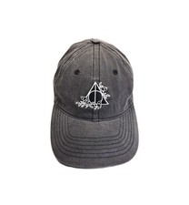 Harry Potter Wizarding World Baseball Cap Deathly Hallows Embroidery Strapback