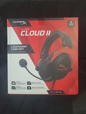 HyperX Cloud II Over-Ear Wired Detachable Microphone Headset - Black