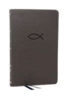 Thomas Nelson - Nkjv Thinline Bible Youth Edition Leathersoft Gray - G245Z