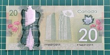 CANADA 2012 $20 Banknote, Twenty Dollars Wilkins-Poloz *Birthday Note 6/01/2011*