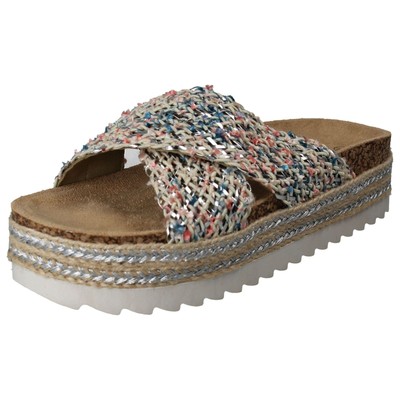 Women's Spot On Summer Double Mule Sole