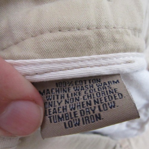 Bills Khakis Mens Chino Pants 32 x 29 Beige Straight Leg Flat Front - Foto 7 di 11