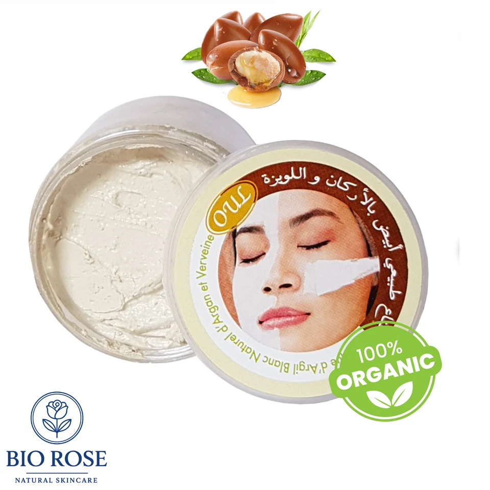Rhassoul argan clay Mask Moroccan Face Natural Organic Hair Skin Cleansing 200G - Image 2 of 4