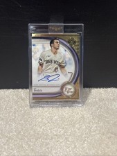 2025 Topps Five Star Autograph Sal Frelick 54/99 Milwaukee Brewers Encased