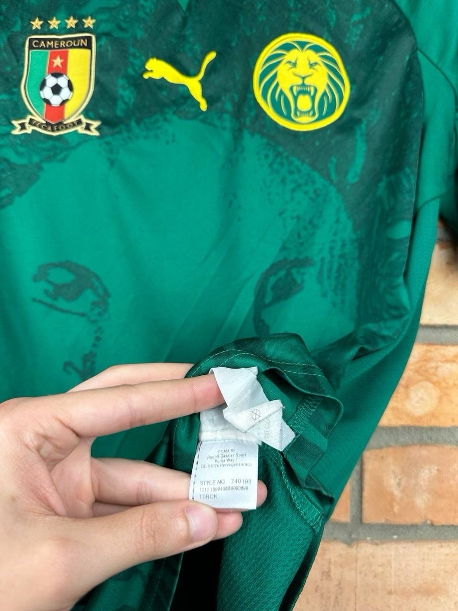 CAMEROON 2012-2013 HOME FOOTBALL SHIRT SOCCER JERSEY PUMA SIZE M