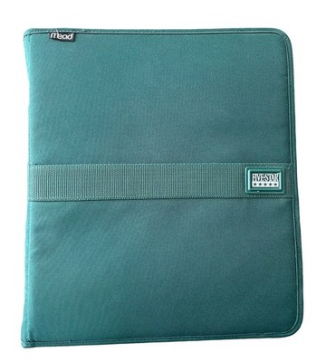 Vintage 1995 Y2k Mead Five-Star First Gear Zipper Binder 3-Ring Pockets Green