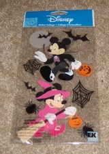 Disney EK Success Jolees Dimensional Sticker ~ Mickey & Minnie Halloween   HTF
