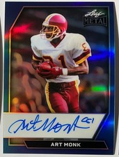 2026 Leaf Metal Art Monk Auto Autograph Prismatic Blue On Card #d 4/6