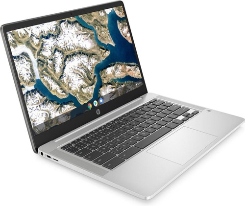 HP 14a-na0051cl 14" FHD Intel Pentium Silver N5030 4GB 64GB eMMC Chrome OS, SL - Picture 3 of 5