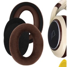 Geekria Velour Replacement Ear Pads for Sennheiser HD515 Headphones Brown 