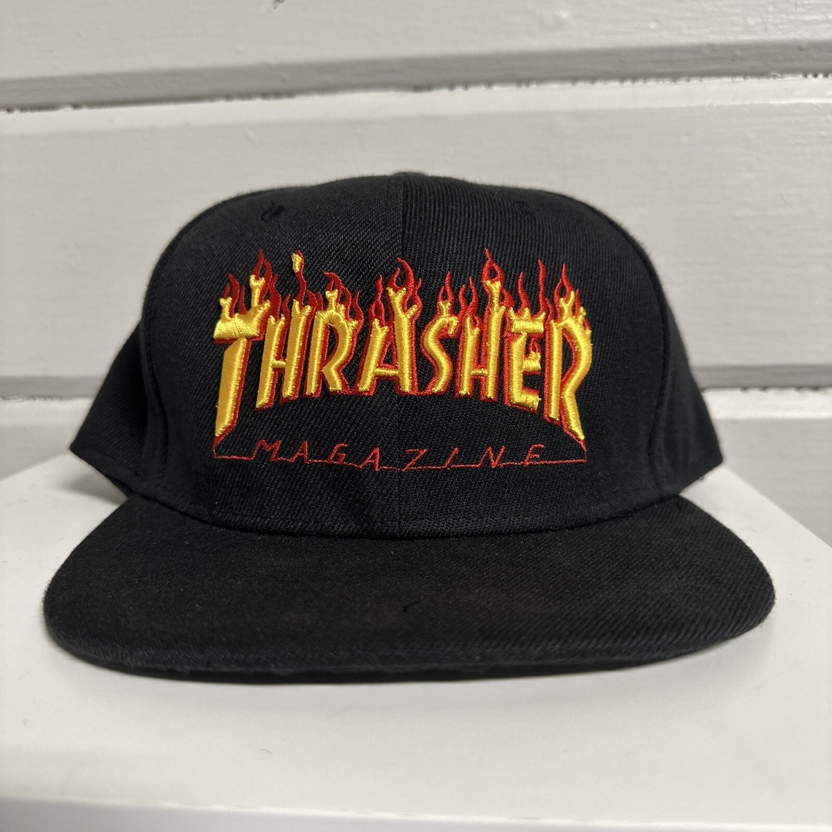 THRASHER Magazine Skate and Destroy Hat-Embroidered Logo THRASHER Magazine Skate and Destroy Hat-Embroidered Logo