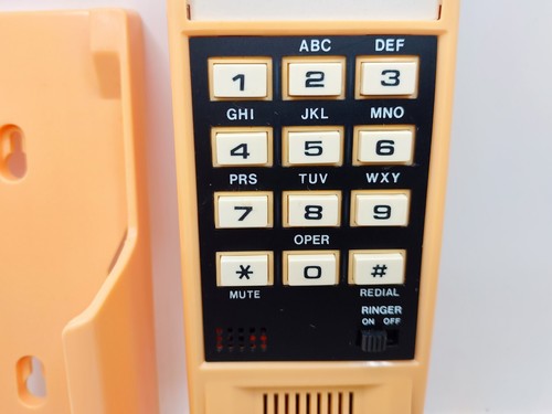 Vtg Chloe Lagerfeld Perfume Corded Slim Touch Tone Phone W/Wall Mount 1983 RARE - Foto 5 di 14