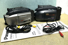 Lot Of 2 Panasonic Palmcorders PV-L678 PV-L559 Cables  Batteries For Parts