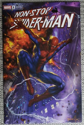 NON-STOP SPIDER-MAN #1 - Lucio Parrillo Variant Cover - LTD 3000 - Marvel - 2021