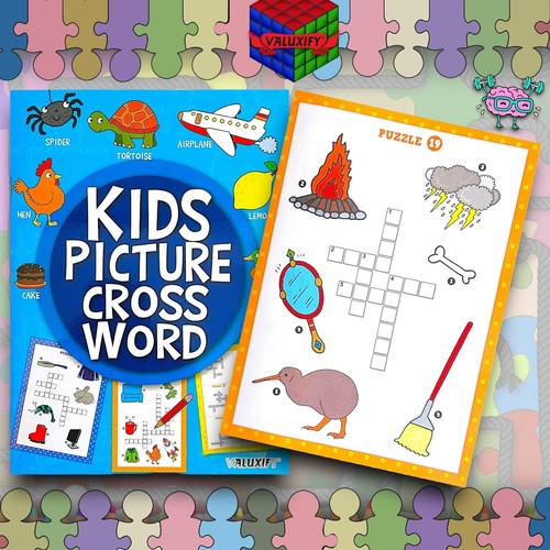 Children's Kids Activity Puzzle Books Picture Crossword Travel A4 Books 2 Books - Imagen 7 de 16