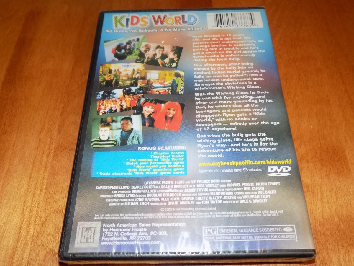 KIDS WORLD MOVIE Christopher Lloyd Blake Foster Comedy RATED PG