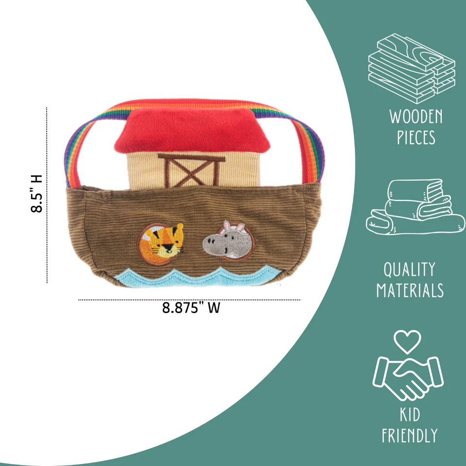 Noah's Ark Memory Game 24 pc. set Wooden Toy Travel Size for Ages 3+ by Ganz - Image 3 of 4