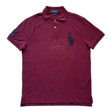 Polo Ralph Lauren Men's Custom Slim Fit Big Pony and Number 3 Short Sleeve Polo