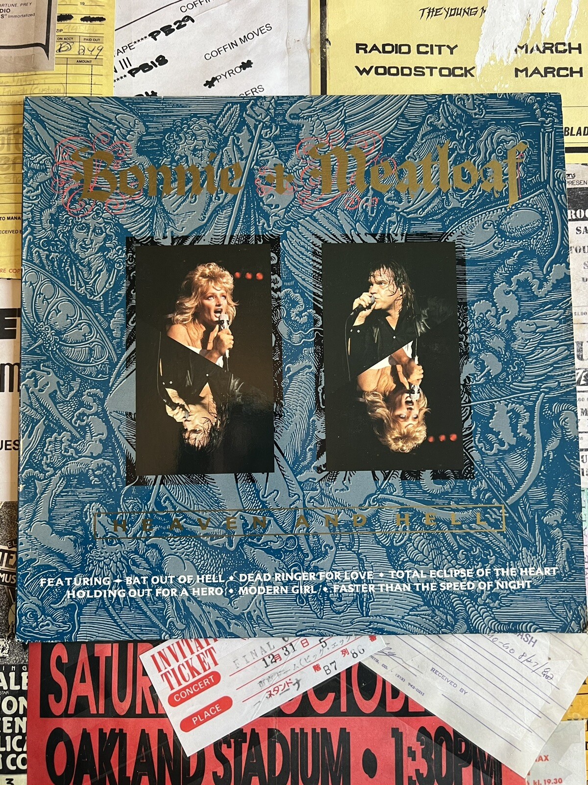 BONNIE & MEATLOAF HEAVEN AND HELL LP STAR 2361 LP ALBUM RECORD VINYL eBay