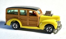 VINTAGE HOT WHEELS 1979 '40S WOODIE YELLOW  BW WHEELS MALAYSIA HI RAKER