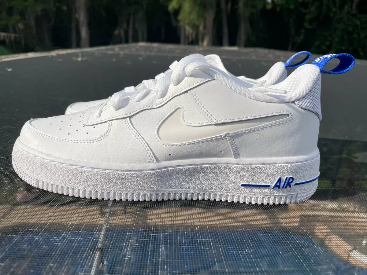 Nike Air Force 1 Low 07 LV8 White Racer Blue (GS)