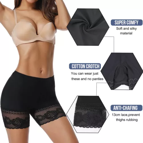 Pantaloncini da ragazzo per donna sottoveste pantaloni di sicurezza anti sfregamento intimo slip shorts - Foto 5 di 32