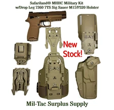 Safariland® MHHC Military Kit w/Drop Leg 7360 7TS Sig Sauer M17/P320 Holster