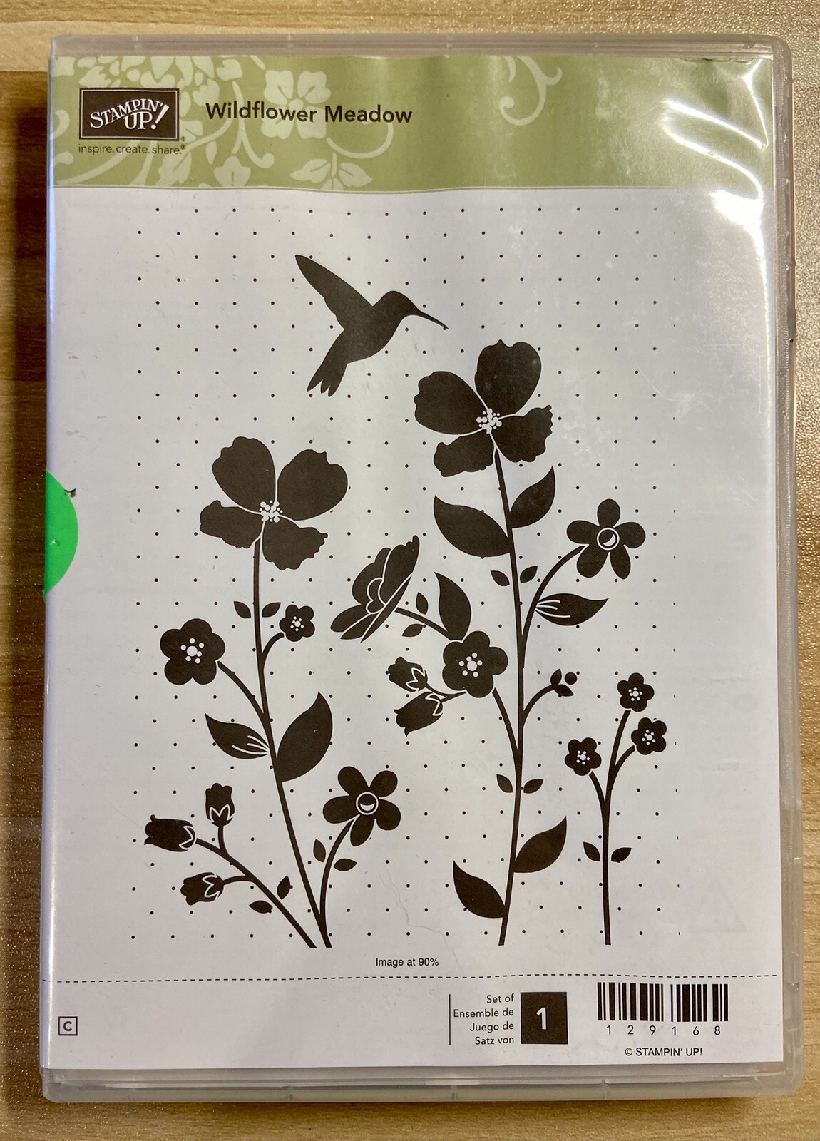 Stampin'Up! WILDFLOWER MEADOW Rubber stamp set