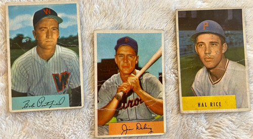 Hal Rice #219 1954 Bowman card
