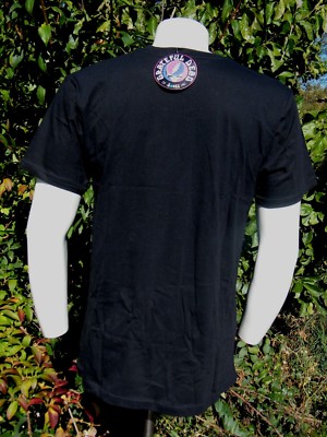 GRATEFUL DEAD 50TH ANNIVERSARY FULLY EMBROIDERED T-Shirt BLACK