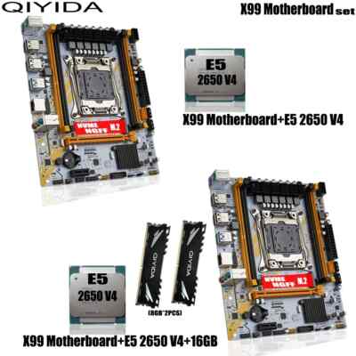 【たいが】 QIYIDA X99 Motherboard Set LGA 2011-3 Kit With Intel Xeon E5