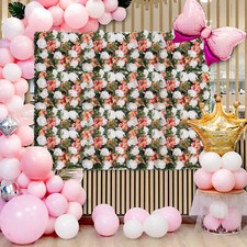 6pcs Artificial Flower Wall Panels Flower Panels Wedding Floral Prop Decoration