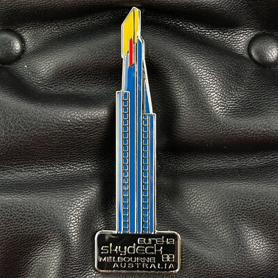 AUSTRALIA METAL FRIDGE MAGNET MELBOURNE CITY EUREKA SKYDECK TOWER SIGHT 