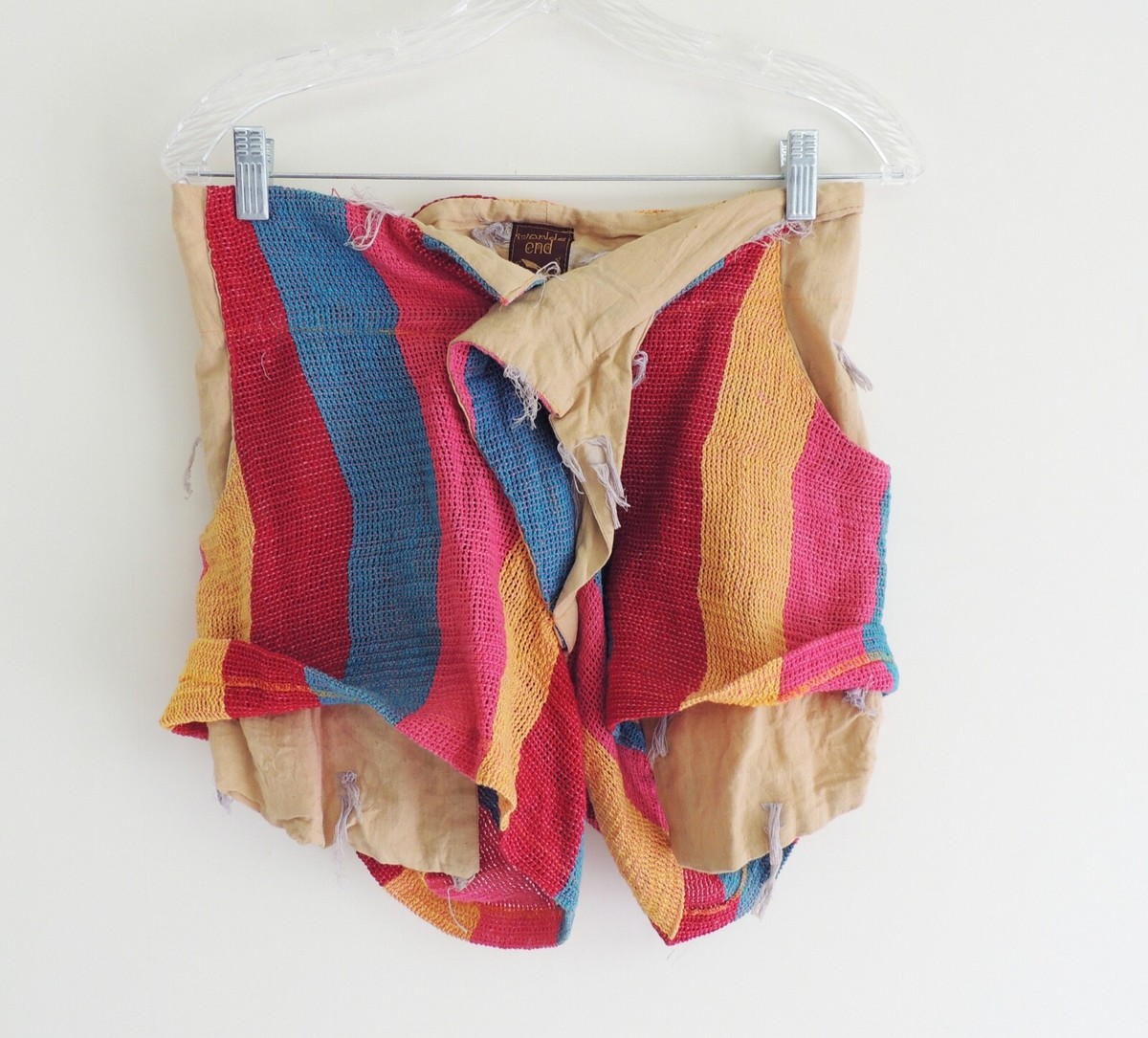 VIVIENNE WESTWOOD 1982 WORLDS END Orange tube knit top to