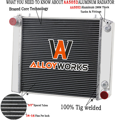 Aluminum 3 Row Radiator for 1989-94 Land Rover Discovery 1 Defender 200TDI 2.5