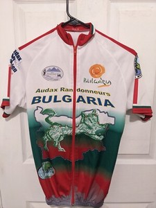 Audax Randonneurs Bulgaria SVS 1200 km custom  Cycling Jersey size M Mens