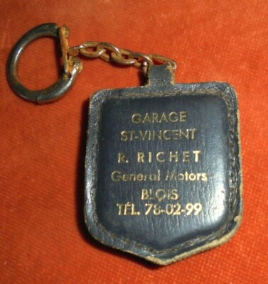 GARAGE ST VINCENT R. RICHET Général Motors BLOIS --- TACOT key ring