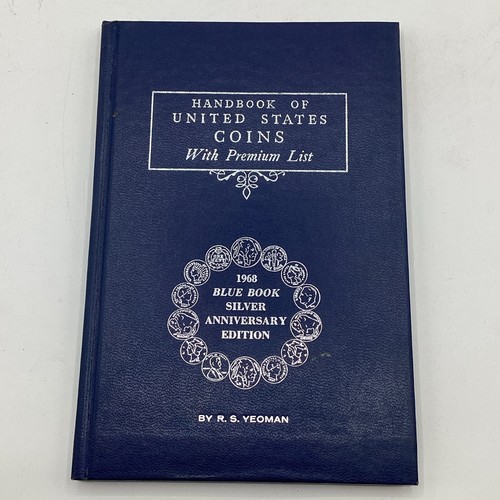 1968 Handbook of US Coins W/ Premium List RS Yeoman Blue Book Silver Anniv. Ed.