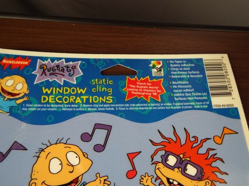 Decoraciones de ventanas adhesivas estáticas Rugrats música, niños, baile - Imagen 4 de 4