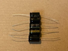 5pc Electrolytic Capacitor Axial 2000hr +105℃ RoHS 330uF 50V φ13x21mm Supertech