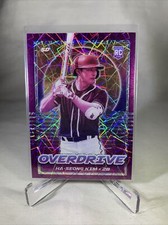 2021 Panini Chronicles Overdrive Purple Velocity Prizm Ha-Seong Kim RC #2 Padres