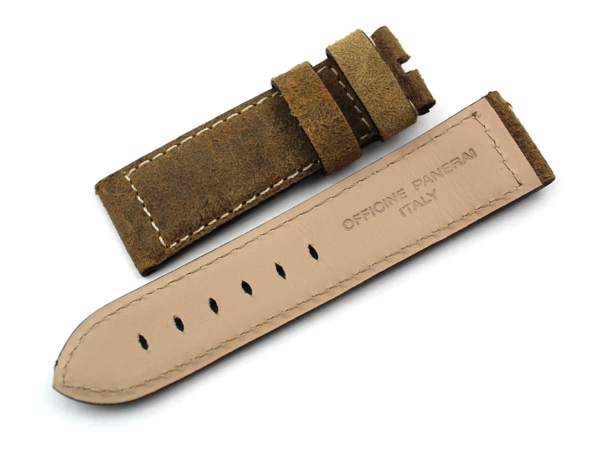 Fine Watch Strap Handmade IN Italy For Panerai Mm26 Buckle Inox Mm22 - Foto 2