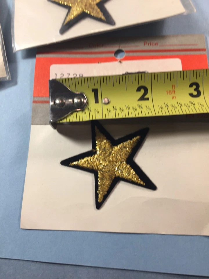 Gold Star Patches (lot of 3) - Image 2 of 4