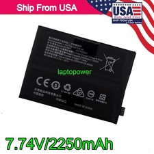 2250mAh 16.64Wh 7.74V Rechargeable Battery BLP801 for OnePlus 8T 5G BLP801 USA