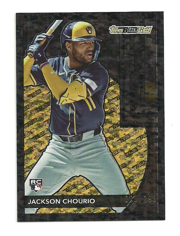 2024 Topps Update Series - Topps Black Gold Black #BG-25 Jackson Chourio /299 (RC)