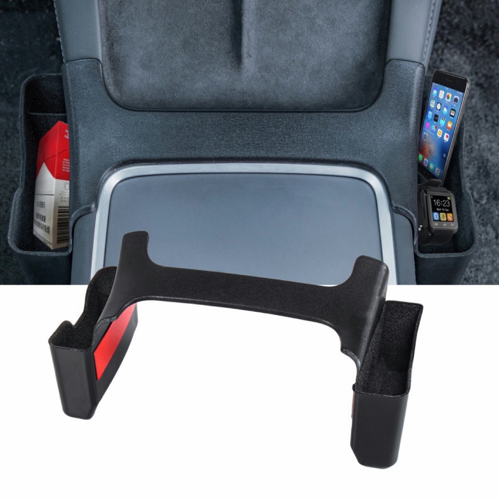 Center Console Side Tray Storage Box Armrest Organizer for Tesla Model 3 Y