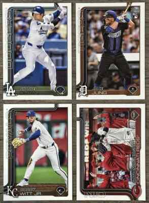 2025 Topps Series 1 and Series 2 Complete Your Base Paper Set