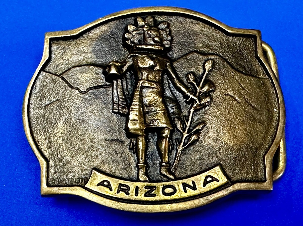 Arizona State Heritage Mint Registered Collection Brass Belt
