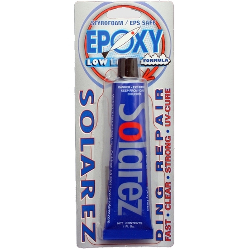 Solarez 1oz Low Light Epoxy Surfboard Ding Repair Kit NEW