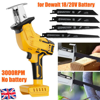 For Dewalt DCS369N 18v XR Brushless Compact Reciprocating Saw Bare Blades  Tool UK